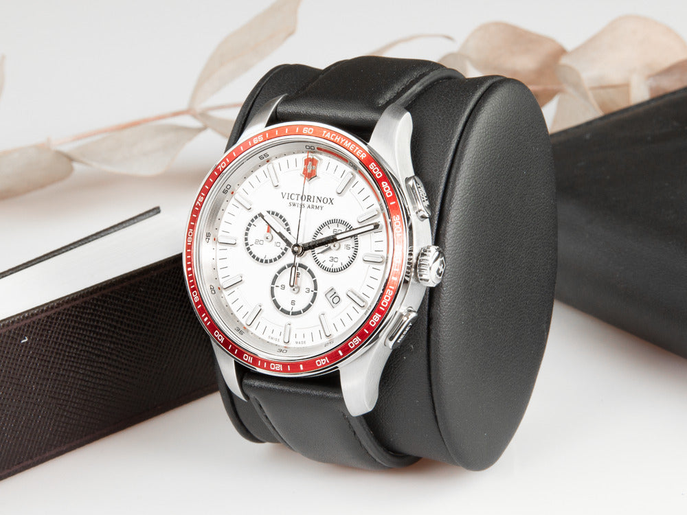 Victorinox Alliance Sport Chronograph Quartz Watch, Black, 44 mm, V241819