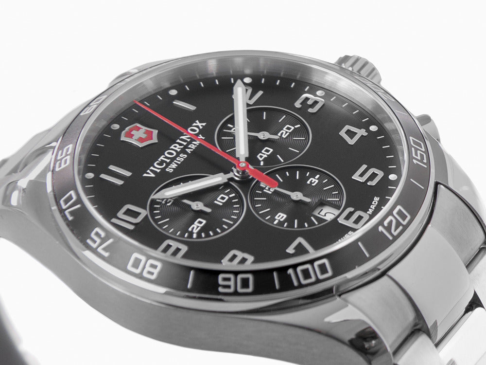 Victorinox Fieldforce Classic Chrono Quartz Watch, Black, 42 mm, V241899