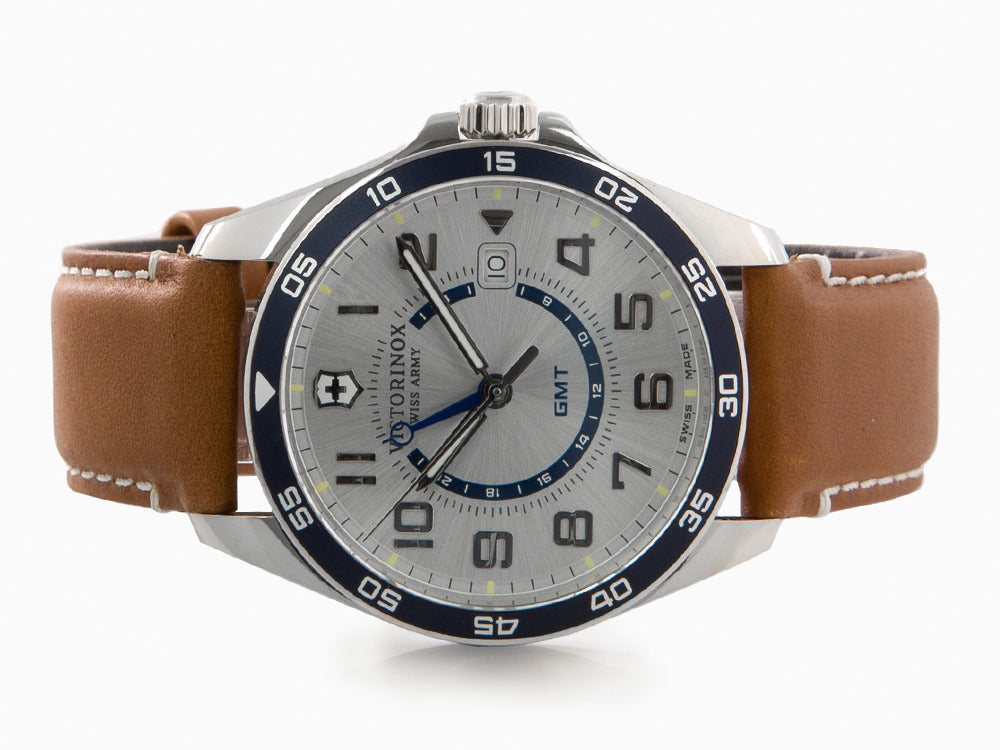 Victorinox Fieldforce Classic GMT Quartz Watch, Grey, 42 mm, V241931
