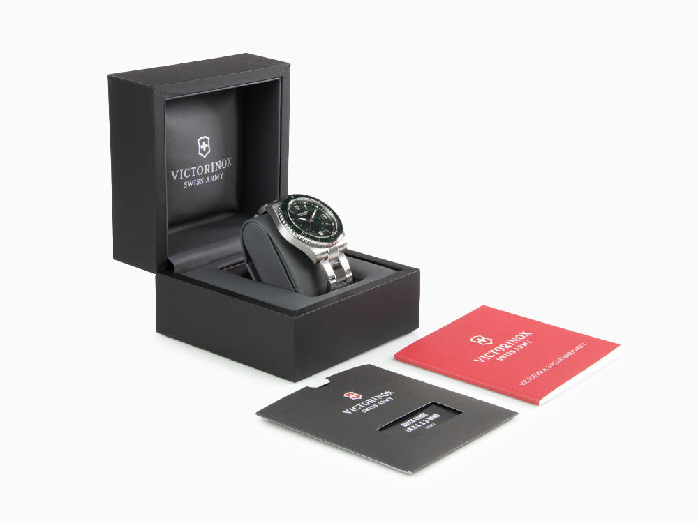 Victorinox Maverick Quartz Watch, Green, 43 mm, Steel bracelet, V241934