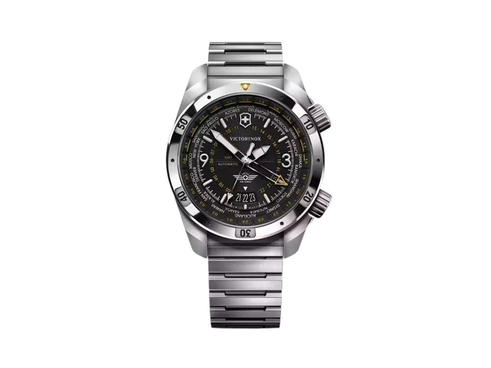 Victorinox Air Pro Automatic Watch, Stainless Steel 316L, Black, V242004
