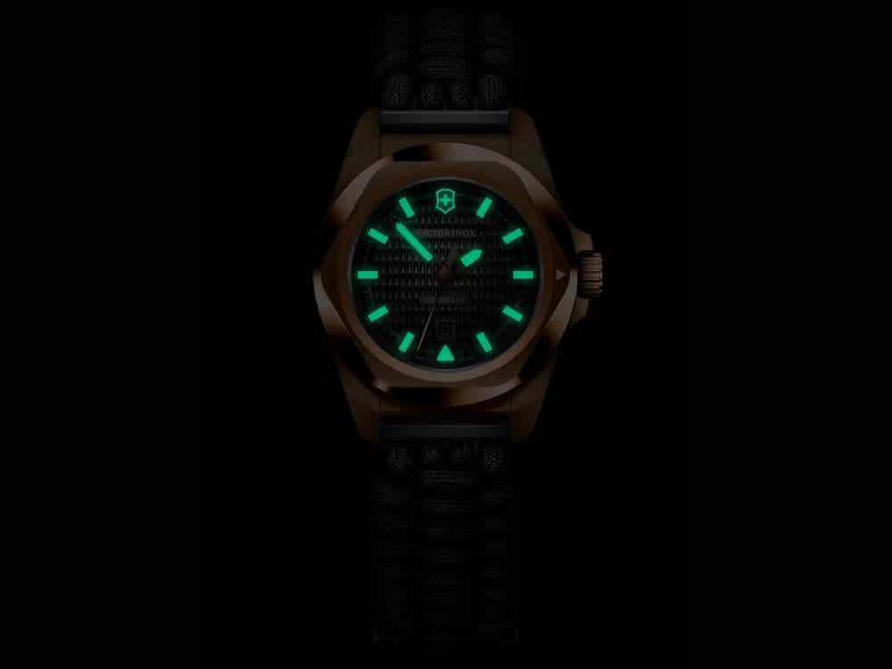 Victorinox I.N.O.X Small Ladies Automatic Watch, Black, 32 mm, 10 atm, V242025.1