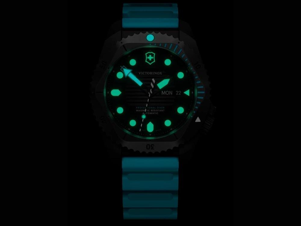 Victorinox Dive Pro Automatic Watch, Titanium, Black, 43 mm, V242071