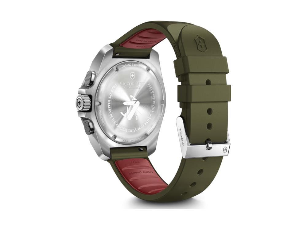 Victorinox I.N.O.X. Chrono Quartz Watch, Green, 43 mm, V242081