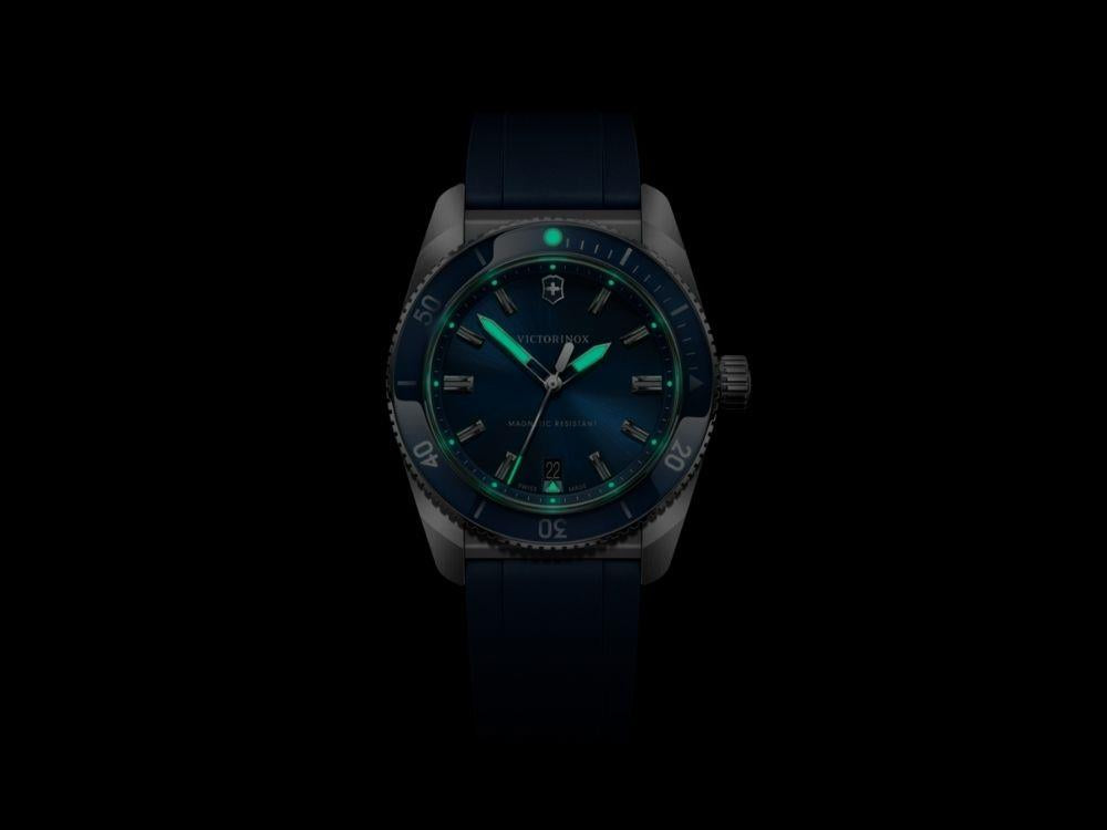 Victorinox Maverick Quartz Watch, Stainless Steel 316L, Blue, 39 mm, V242094