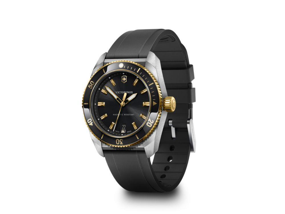 Victorinox Maverick SS/IPG Quartz Watch, Black, 39 mm, V242099