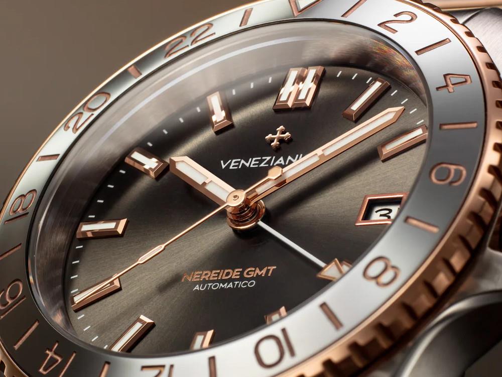 Venezianico GMT Grand Tour Nereide Automatic Watch, 39 mm, 3521510C