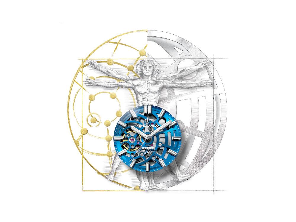 Venezianico Nereide Ultraleggero Automatic Watch 42 mm, Blue, 3921506