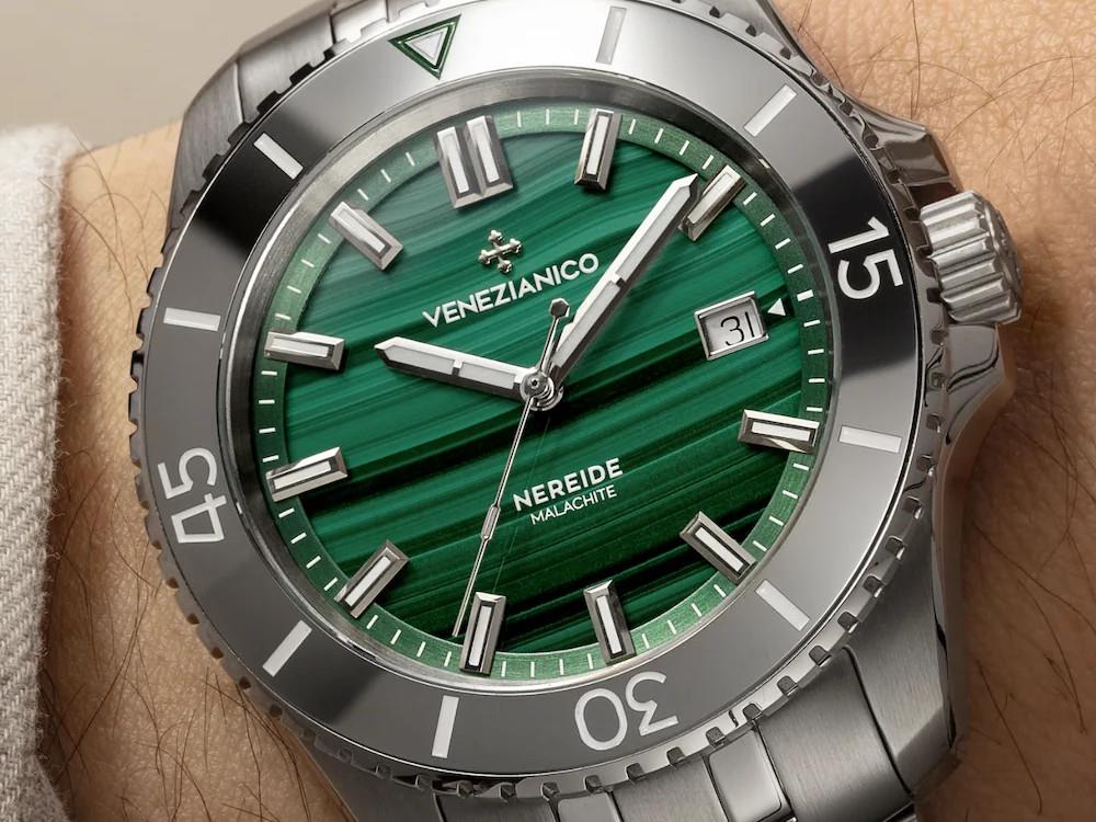 Venezianico Nereide Malaquita Automatic Watch, 42 mm, Green, 4521544S