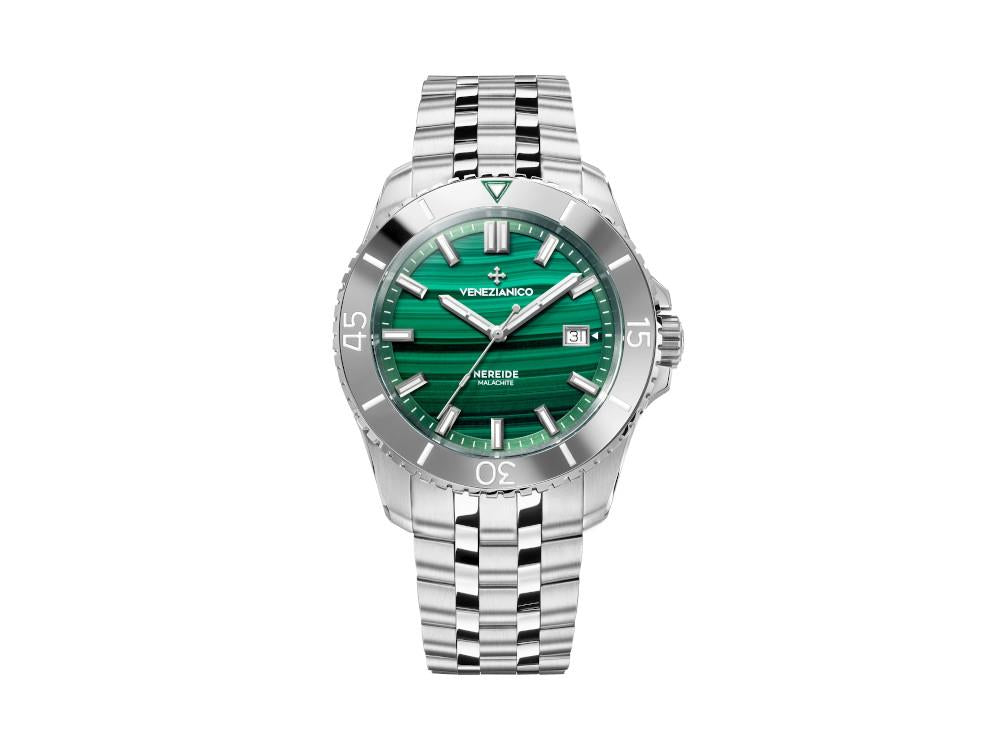 Venezianico Nereide Malaquita Automatic Watch, 42 mm, Green, 4521544S