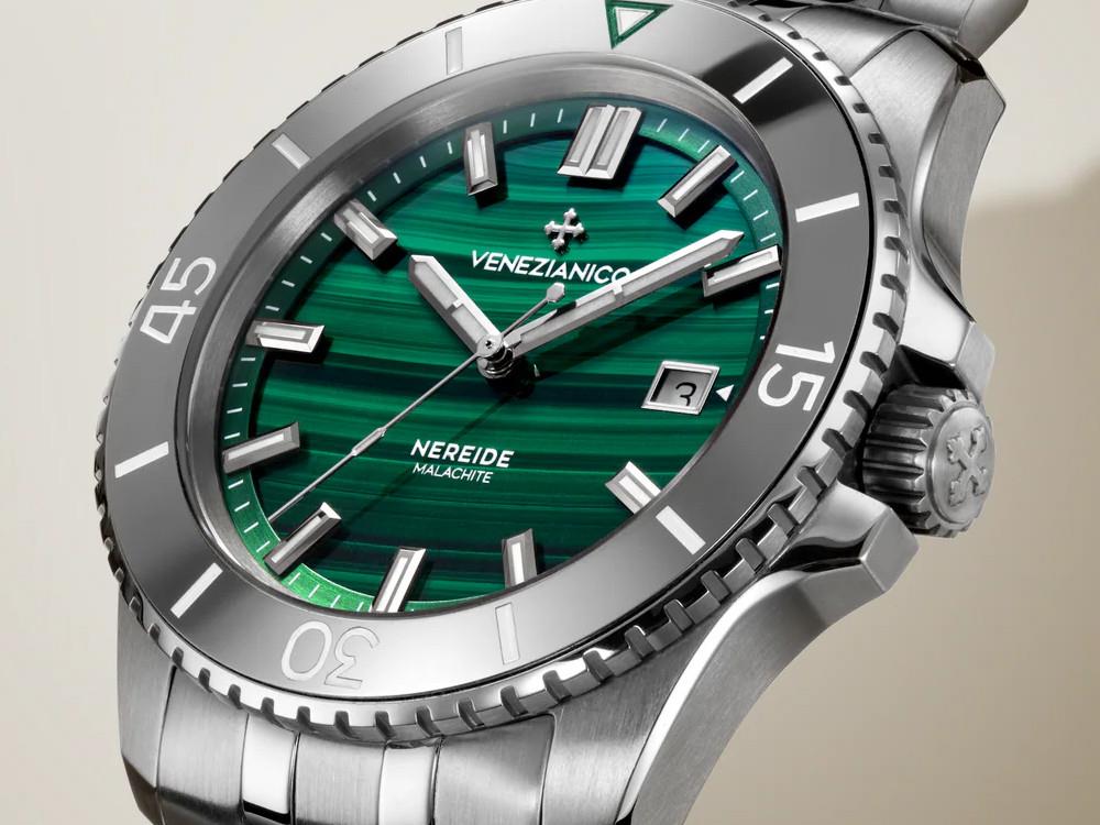 Venezianico Nereide Malaquita Automatic Watch, 42 mm, Green, 4521544S