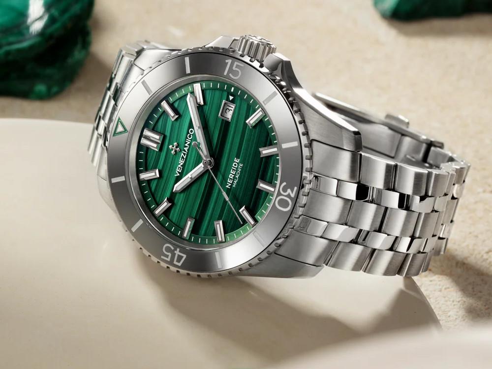 Venezianico Nereide Malaquita Automatic Watch, 42 mm, Green, 4521544S