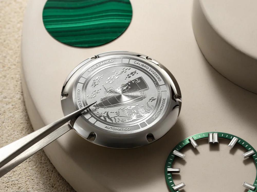 Venezianico Nereide Malaquita Automatic Watch, 42 mm, Green, 4521544S