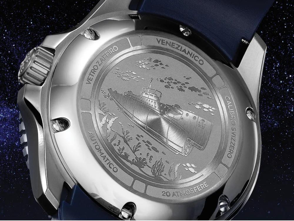 Venezianico Nereide Avventurina Automatic Watch, 42 mm, Blue, 4521550