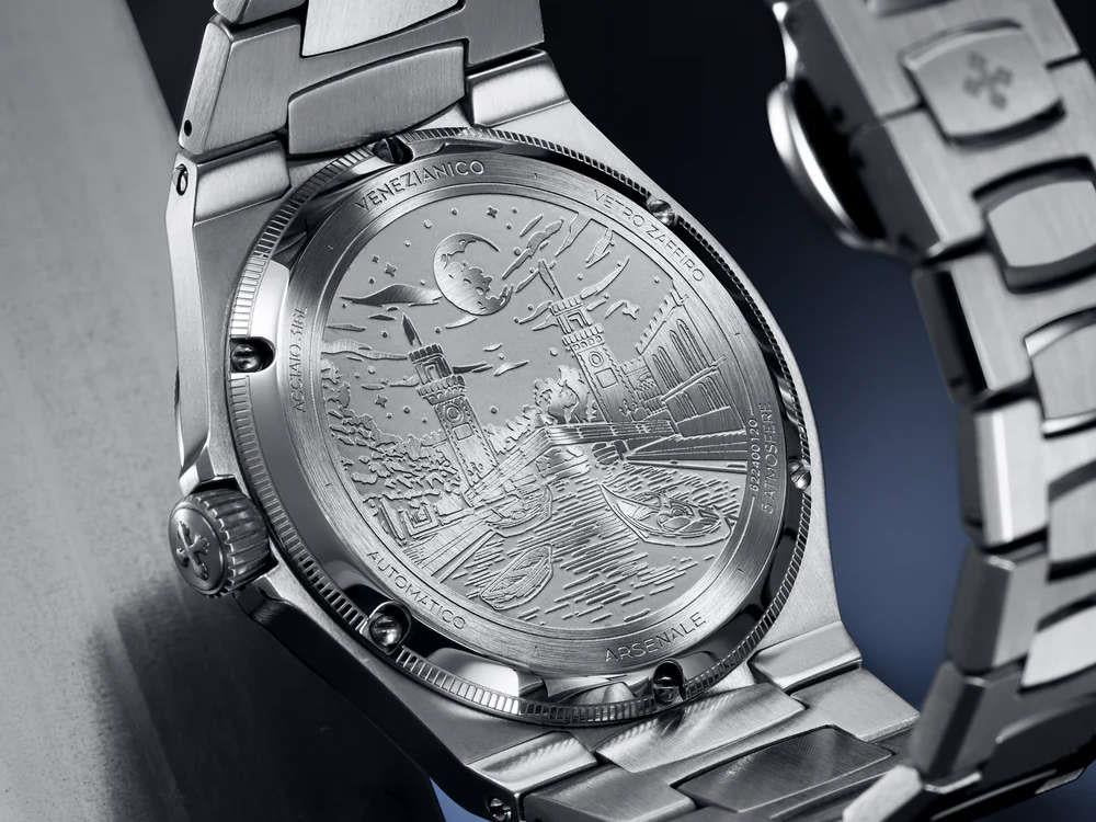 Venezianico Arsenale Automatic Watch, 40 mm, Grey, 6221503C