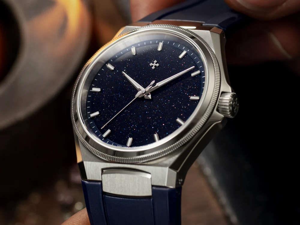 Venezianico Arsenale Avventurina Automatic Watch, 40 mm, Blue, 6221550