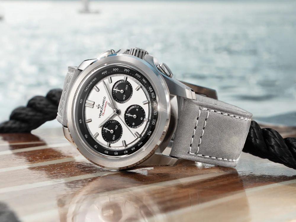 Venezianico Bucintoro Automatic Watch, 42 mm, White, 8221510