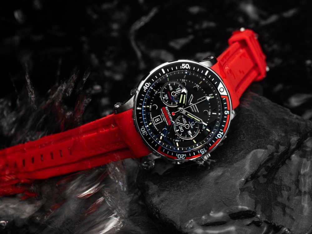 Vostok Europe Batiscafos Quartz Watch, Black, 49.7 mm, 6S21-511A771-L-BK