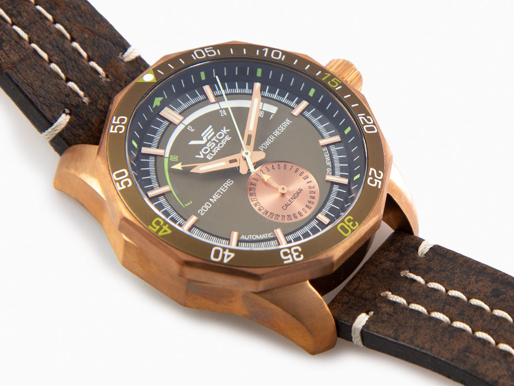 Vostok Europe Rocket N-1 Automatic Watch, Bronze, Green, 46mm, NE57-225O565