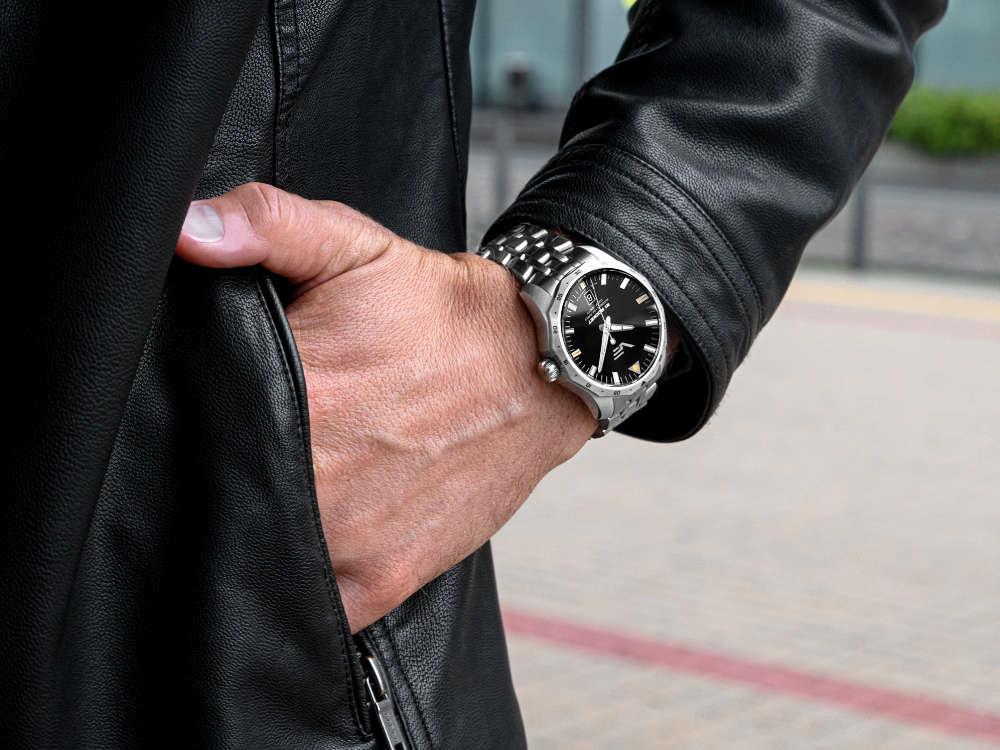 Vostok Europe Rocket N1 Compact Automatic Watch, Black, 39 mm, NH35-125A747-L-BK