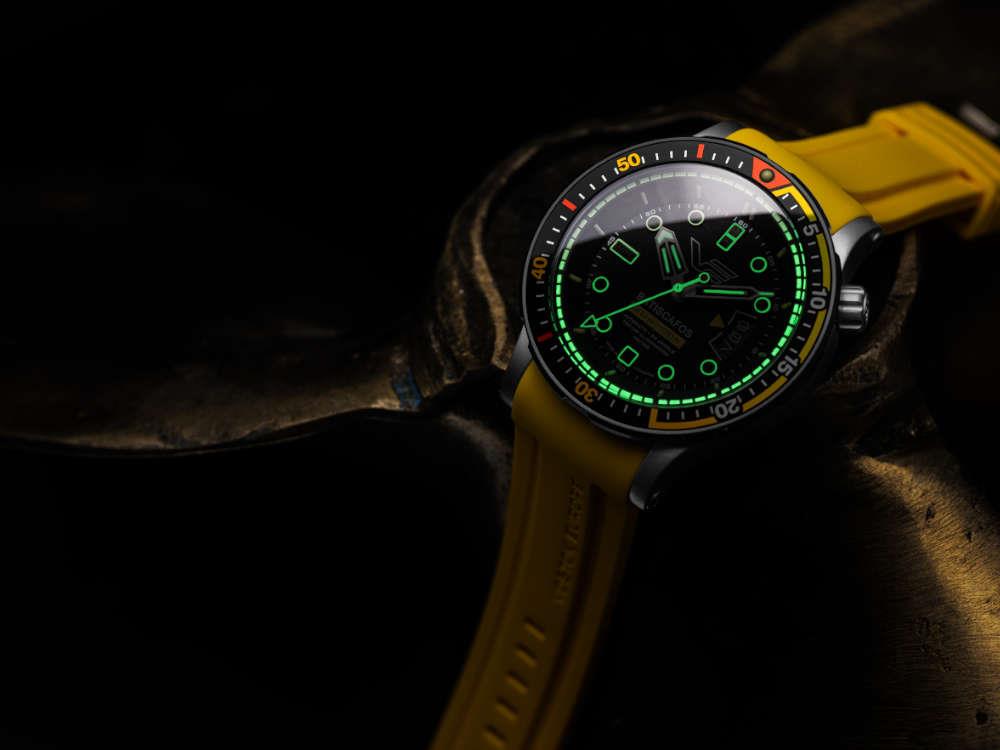 Vostok Europe Batiscafos Automatic Watch, Black, 49.7 mm, NH35-511E767-L-BK