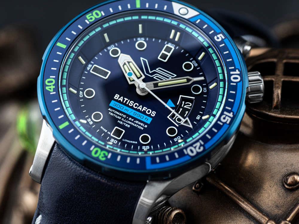 Vostok Europe Batiscafos Automatic Watch, Blue, 49.7 mm, NH35-511E768-L-BL