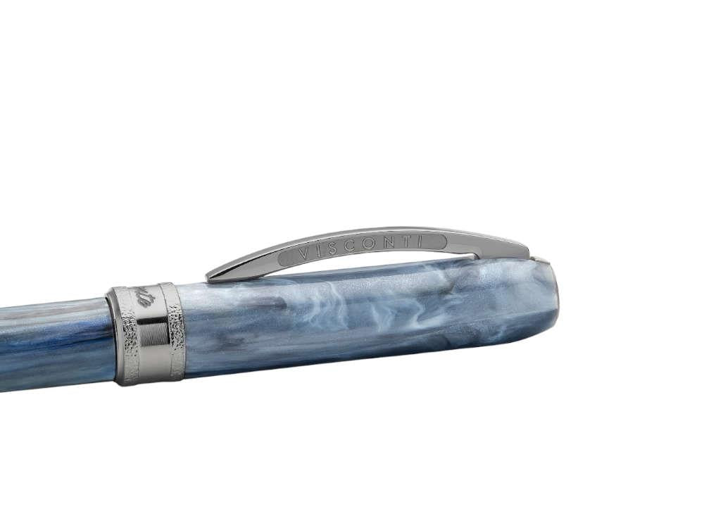 Visconti Comedia Caronte Ballpoint pen, Blue, Ruthenium trim, KP10-54-BP