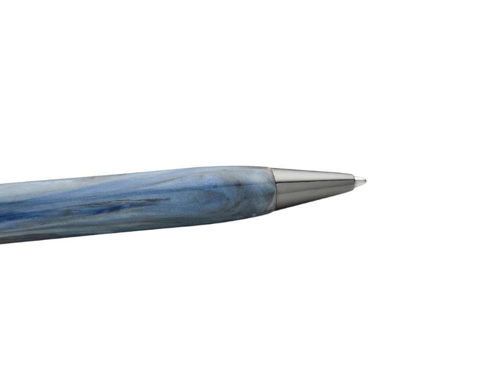 Visconti Comedia Caronte Ballpoint pen, Blue, Ruthenium trim, KP10-54-BP