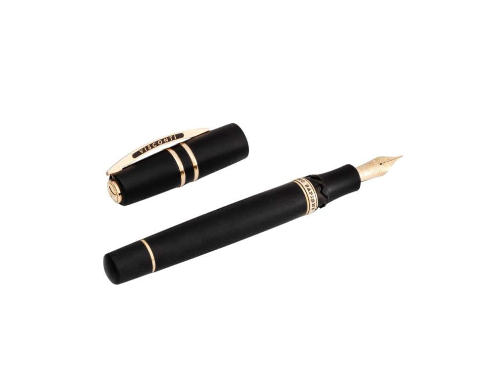 Visconti Homo Sapiens Basaltic Lava Bronze Fountain Pen, KP15-07-FP