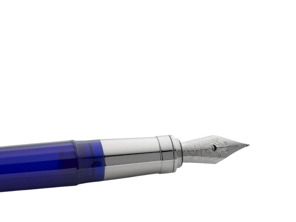 Visconti Michelangelo Fountain Pen, Resin, Blue, KP67-01-FP10
