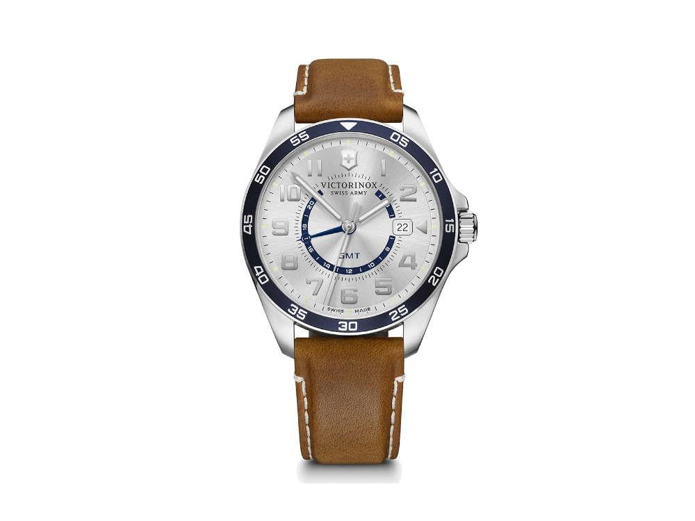 Victorinox Fieldforce Classic GMT Quartz Watch, Grey, 42 mm, V241931