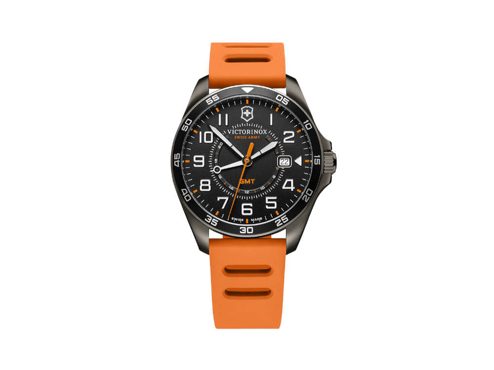 Victorinox Fieldforce Sport GMT Quartz Watch, Black, 42 mm, V241897