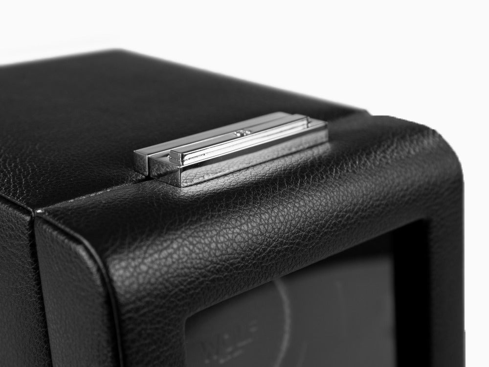 WOLF Viceroy Watch winder, 1 Watch, Black, Vegan Leather, 456002