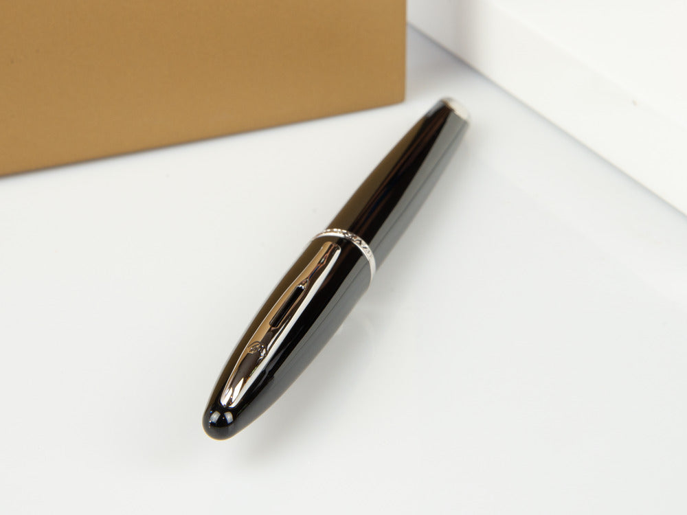 Waterman Fountain Pen Carene - Black Lacquer and Palladium Trims