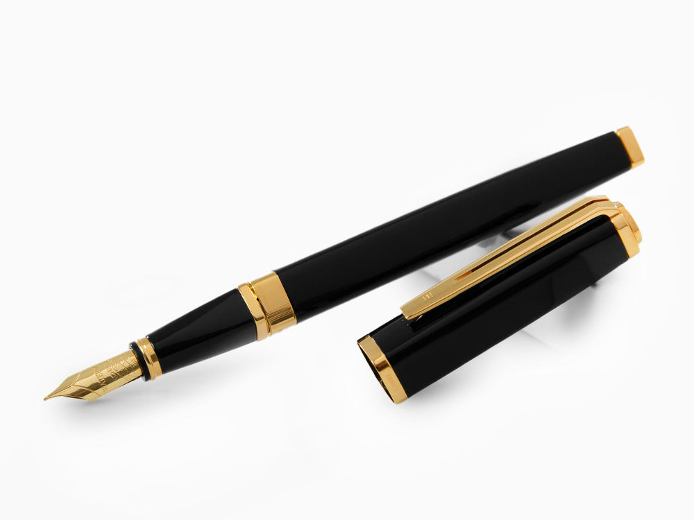 Waterman Fountain Pen Exception Slim Black -Gold Trims- S0636940
