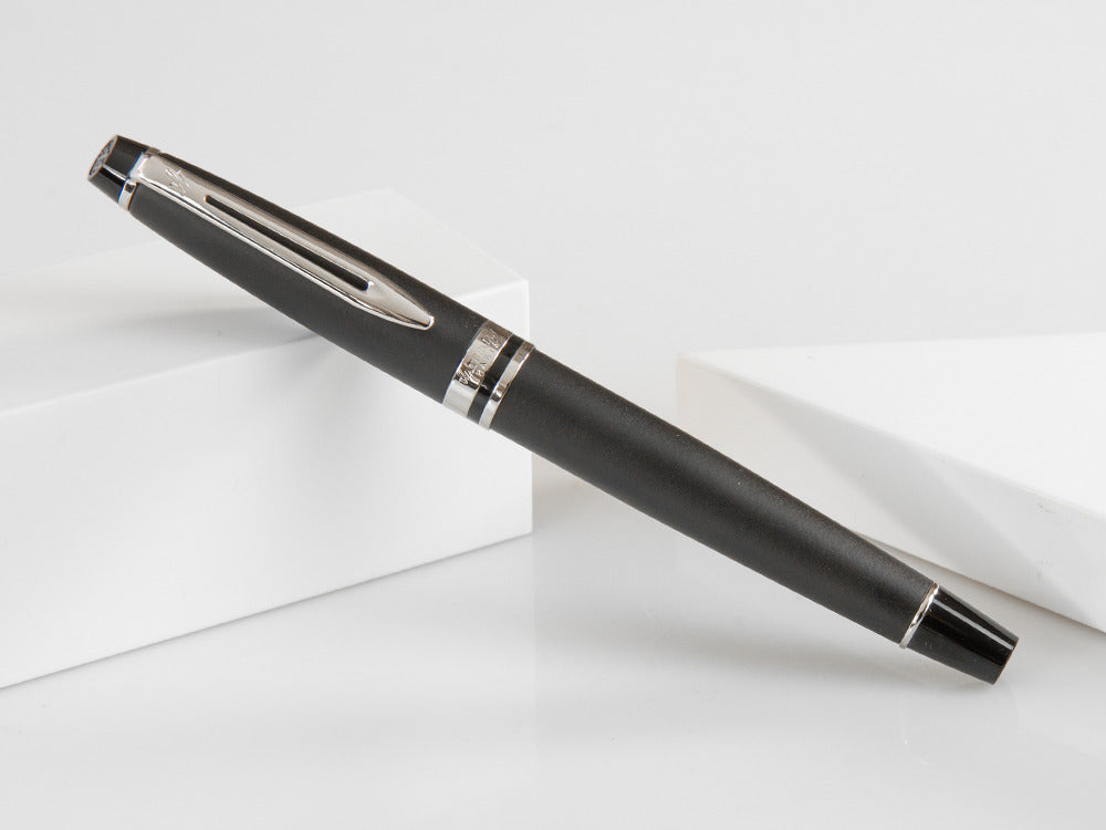 Waterman Expert Rollerball pen, Lacquer, Chrome trim, Matt Black, S0951880