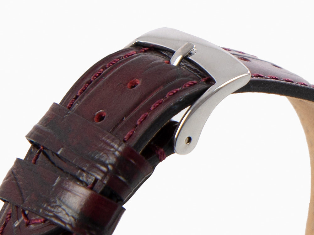Zeppelin LZ 120 Bodensee Automatic Watch, Red, 40cm, Leather strap, 8166-5