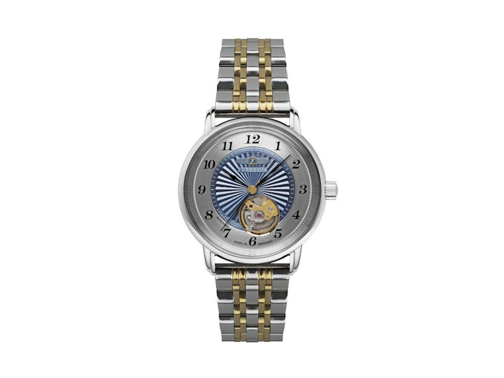 Zeppelin Friedrichshafen Ladies Automatic Watch, Blue, 36 mm, 8567M-3