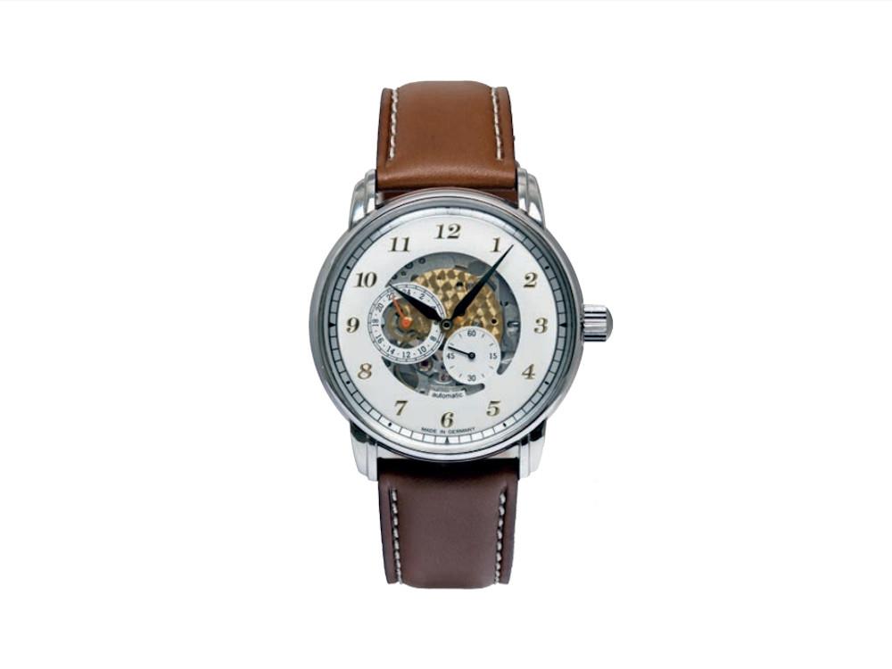 Zeppelin Captain Line Automatic Watch, White, 42 mm, 8658-1