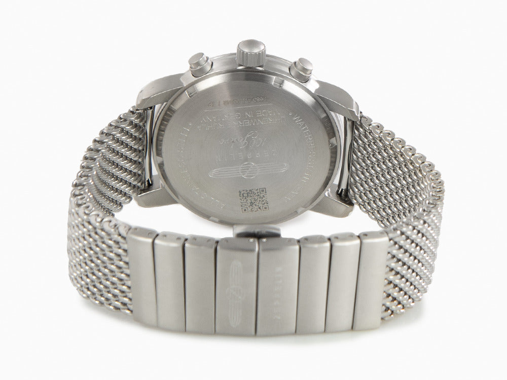 Zeppelin 100 Years Zeppelin Ed. 1 Quartz Watch, Green, 42 mm, Mesh, 8680M-4