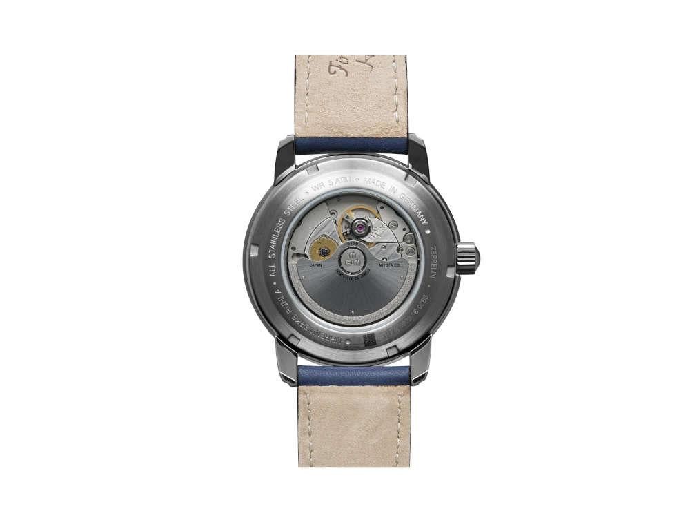 Zeppelin Méditerranée Automatic Watch, Blue, 42 mm, Day, 9690-3