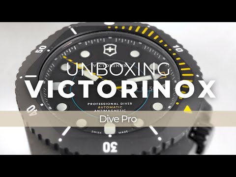 Victorinox Dive Pro Automatic Watch, Titanium PVD, Black, 43 mm, 30 atm, V241997