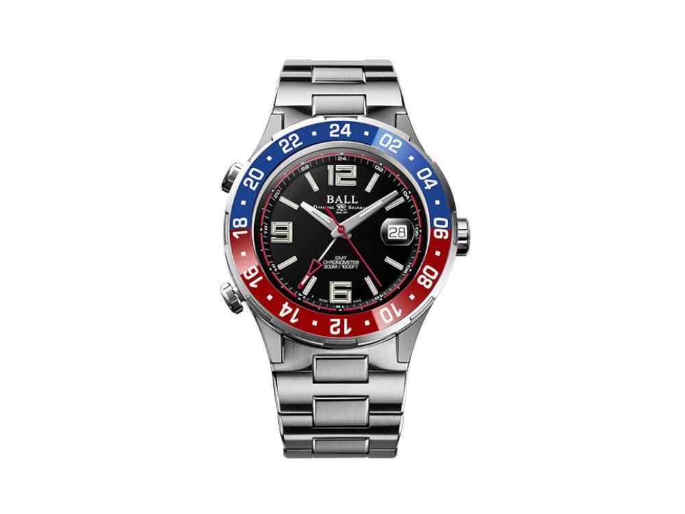 Ball Roadmaster Pilot GMT Automatic Watch, 40 mm, Limited Ed., DG3038A-S2C-BK