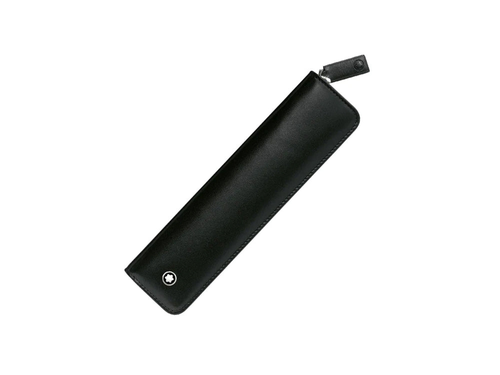 Montblanc Meisterstück 1 Pen Case, Leather, Soft, Zip, Black, 101872