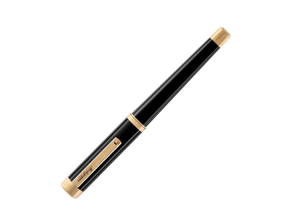 Montegrappa Quattro Fountain Pen, Gold plated, 14k Gold, IZSZ4I-XY