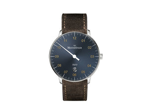 Meistersinger Neo Plus Automatic Watch, ETA 2824-2, 40mm, Blue, Day, NE417G-SV02