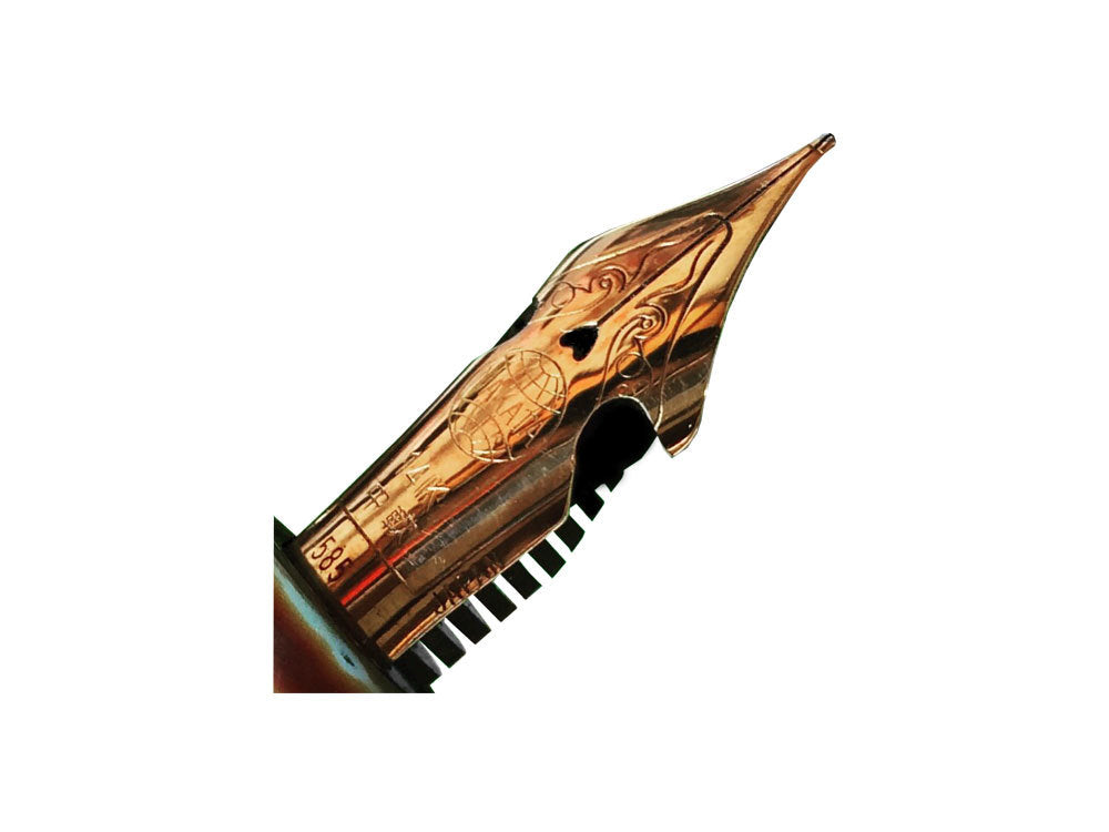 Nakaya Neo-Standard Fountain Pen, Heki-Tamenuri, 14k Elastic special nib