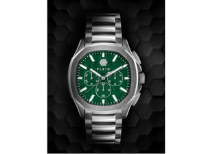 Philipp Plein  44 mm Quartz Watch, Green, Mineral crystal, PWSAA0223