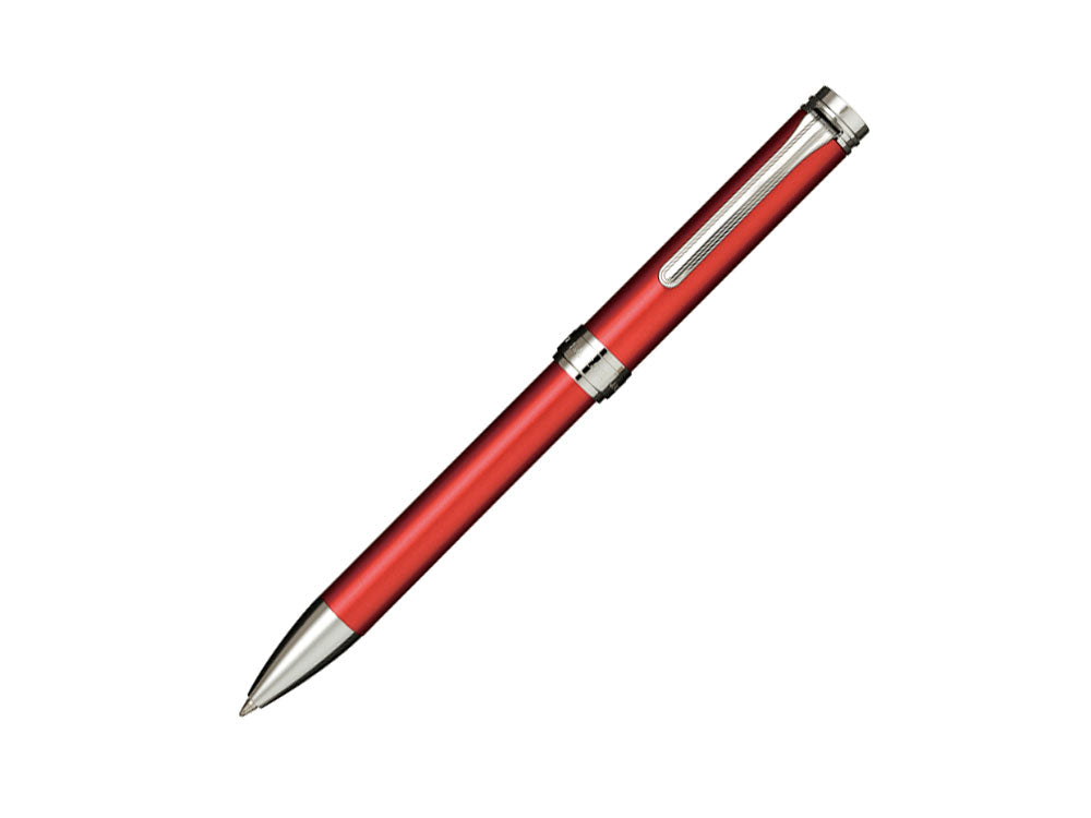 Sailor Barcarolle Ballpoint Pen, Red, Silver Trim, 16-0805-230