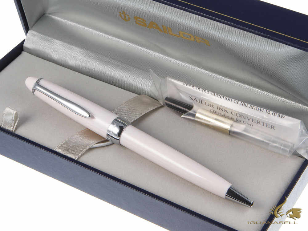 Sailor Procolor 300 Ballpoint pen, Acrylic Resin, Pink, Chrome trim, 16-0305-231